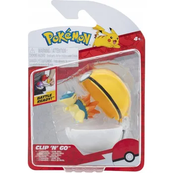 Figurka Pokémon Set POKEBALL Clip N Go LEVEL BALL + Figurka CYNDAQUIL PKW4150