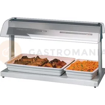 Gastro oděv Křemíkový ohřívač pokrmů 850 x 360 x 500 mm | NEUMARKER, Quartz Compact