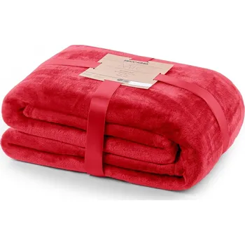 Bytový textil Deka z mikrovlákna DecoKing Mic červená, velikost 200x220