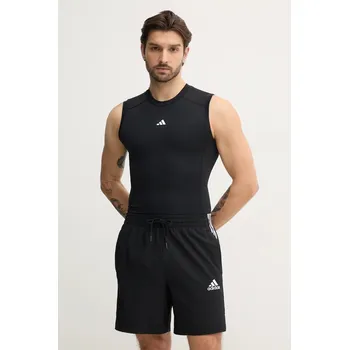Pánské oblečení Tréninkové tričko adidas Performance Techfit JE6694 černá 99X, vel. XXL