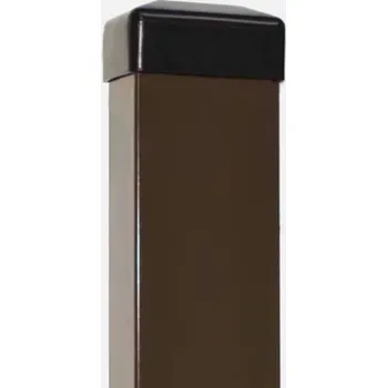 Plotový sloupek Plotový sloupek 60x40 mm | tl. 1,2 mm | 2,30 m | HNĚDÁ RAL 8017