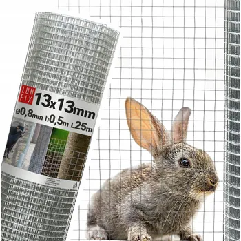 Pletivo Svařované pletivo Lun Fix pozinkované stříbrné 0,5 m x 25 m