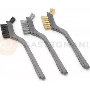 Drátěný kartáč Sada 3 kartáčů na čištění vaflovačů | NEUMARKER, Slim Double