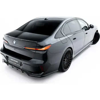 Tuning Maxton Design prodloužení spoileru v.2 pro BMW řada i7 G70 M-Pack, černý lesklý plast ABS