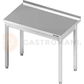 Počítačový stůl Ocelový stůl bez police, nástěnný, montovaný, 600x600x850 mm | STALGAST, 611066