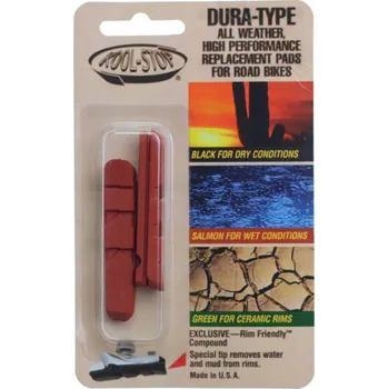 Brzda na kolo KOOL STOP SALMON brzdové gumičky SHIMANO silniční