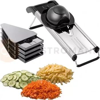 Kráječ zeleniny Ruční kráječ, mandolína 400x130x145 mm | NEUMARKER, 00-90099