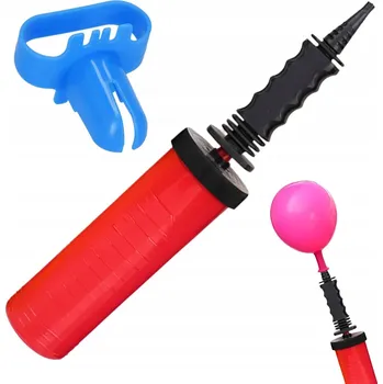 Balónek RUČNÍ PUMPIČKA NA FOUKÁNÍ BALÓNKŮ + POMŮCKA PRO SNADNÉ VÁZÁNÍ BALÓNKŮ