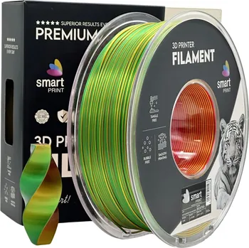 Filament Smart Print Filament SILK PLA TRI COLOR red yellow green 1.75mm 1kg