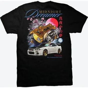 Pánské tričko dgk Pánské triko midnight dreamer t shirt black