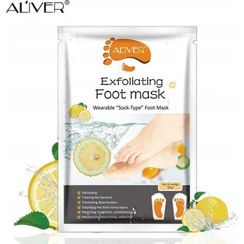 Kosmetika na nohy Aliver Lemon Foot Mask - Citronová exfoliační maska na nohy 1 pár