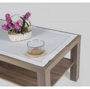 ubrus Bílý běhoun 100 x 50 cm