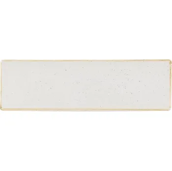 Porcelánový podnos, 300x90 mm | CHURCHILL, Stonecast Barley White