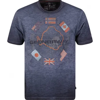 Pánské tričko GEOGRAPHICAL NORWAY tričko pánské JIRKEL MEN M tmavě modrá