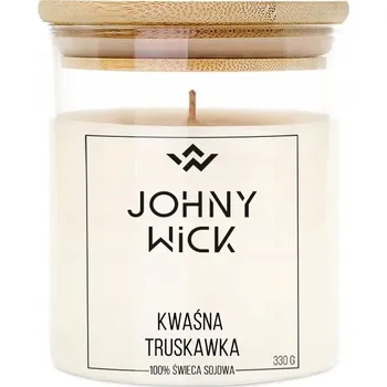 Svíčka Sójová vonná svíčka - Kyselá jahoda 220g