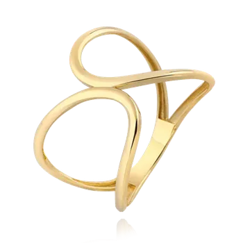 Prsten MINET Zlatý prsten Au 585/1000 vel. 58 - 1,80g JMG0040WGR18