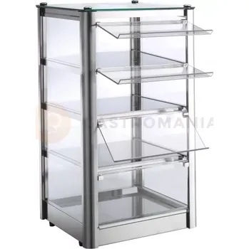 Vitrína na pečivo 370x370x700 mm, vyhřívaná | NEUMARKER, 05-10353