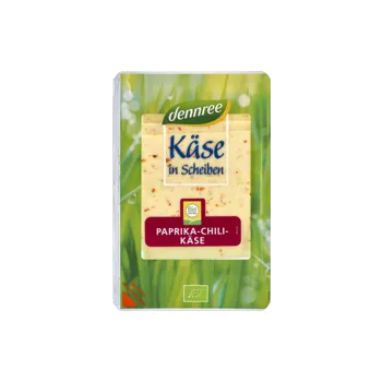Dennree Sýr s paprikou a chilli 125 g bio BIO VEGETARIAN BEZLAKTÓZY Množství: 1 ks