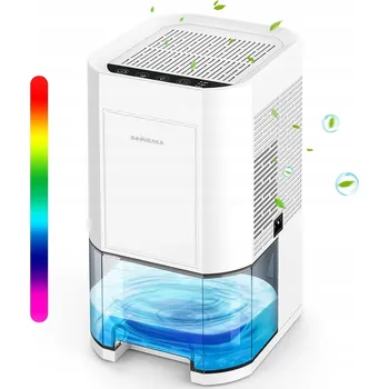 Odvlhčovač vzduchu Odvlhčovač vzduchu BOOHENKA MD307B 1200 ml | Časovač, LED, Tichý, 7 barev