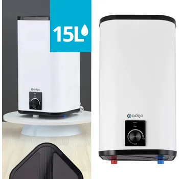 Bojler ELEKTRICKÝ OHŘÍVAČ VODY TERMA 15L SPODNÍ PŘIPOJENÍ NAD UMYVADLO BÍLÝ