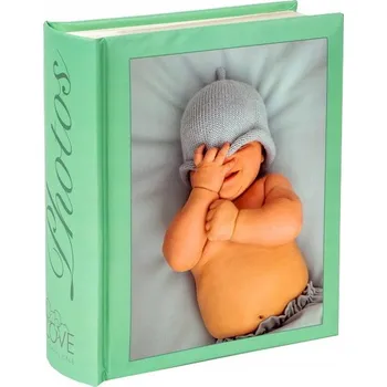 Fotoalbum Fotoalbum zasouvací šitý 10x15/100 DREAMING zelený