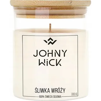 Svíčka Sójová vonná svíčka Švestka Věští Johny Wick