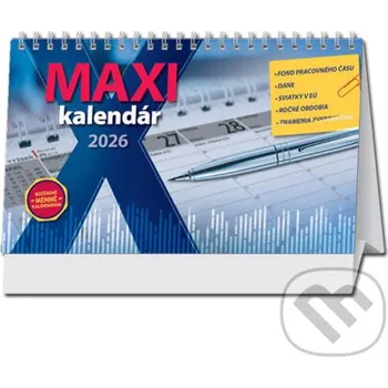 Doplněk ke knize Stolový Maxi kalendár 2026 - Spektrum grafik Spektrum grafik