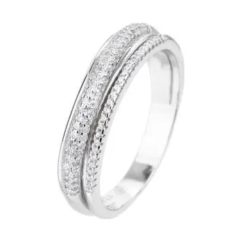 Náušnice Prsten 925/1000 - SVLR1314XJ6BI56 JVD SVLR1314XJ6BI56