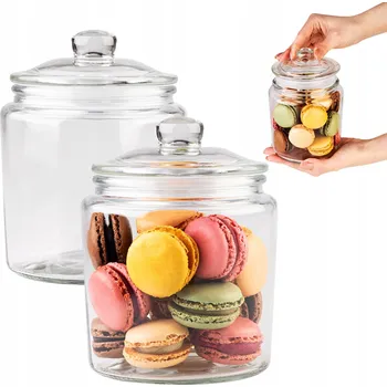 Sklenice Sklenice s víčkem Superbutelki, průměr 92 mm, 2 ks