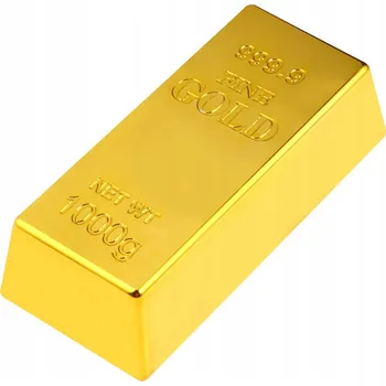 Vrták Zlatá cihla 1 kg – rekvizita, imitace zlata