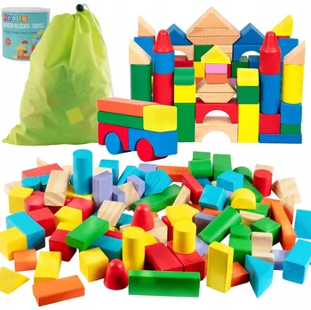 ostatní stavebnice STAVEBNICE DŘEVĚNÉ SKLÁDAČKA MONTESSORI VZDĚLÁVACÍ TŘÍDIČ VELKÁ SADA