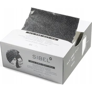 Sibel fólie stříbrná vroubkovaná ryhovaná 300 ks