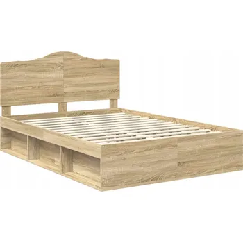 Postel Rámeček postele Sonoma 140 x 190 cm Masivní borovicové dřevo