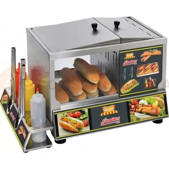 Ohřívač nápojů Stanice na hot dogy 500x445x410 mm | NEUMARKER, 05-50835