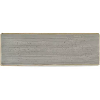 Porcelánový podnos, 320 x 110 mm | CHURCHILL, Stonecast Peppercorn Grey
