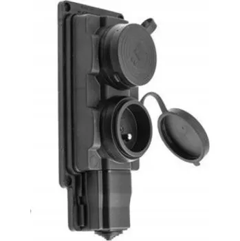 Elektrická zásuvka Pawbol černá rozbočovač Elektrická Zásuvka rozbočka