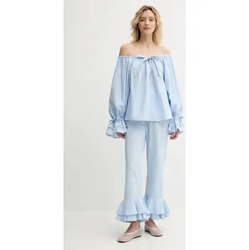 Lněná souprava The Sleeper CHSP06P010N modrá 55X, vel. XL