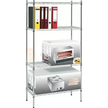 Ložnicová sestava Regál z chromované oceli 910 x 460 x 1845 mm | NEUMARKER, Professional