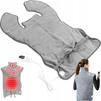 Polštář Elektrický vyhřívací Polštář na záda a ramena 61x94 cm