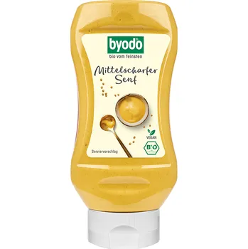 Omáčka Byodo Hořčice středně pálivá 300 ml bio BIO VEGETARIAN Množství: 1 ks