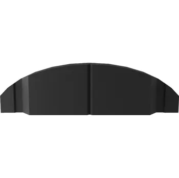 krytka na šroub Krytka na plechové LIRA grafitová mat (nástrčná)