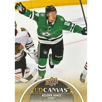 Sběratelská karetní hra insert karta ROOPE HINTZ 21-22 UD Ser. 1 Canvas číslo C27
