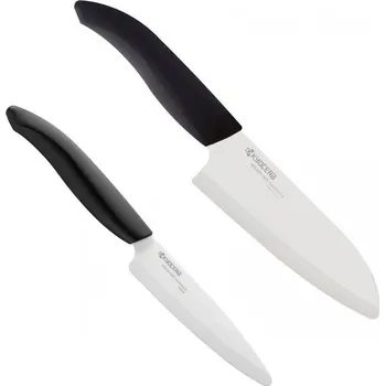 Kuchyňský nůž Kyocera sada 2 keramických nožů FK-2PC-KB Nůž, keramický, bílá čepel, černá rukojeť sada 2ks FK-2PC-KB EU