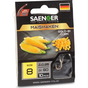 Saenger Návazec na chytání s kukuřicí Maishaken vel. 6, 10 ks/bal