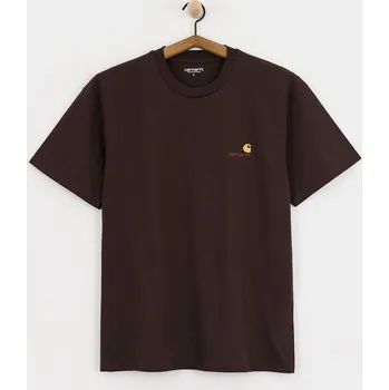 Carhartt WIP American Script (palisander) M, hnědá