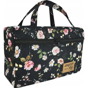 Kosmetická taška VELKÁ PÁNSKÁ CESTOVNÍ KOSMETICKÁ TAŠKA NA ZIP, KOSMETICKÁ TAŠTIČKA NA CESTY, ORGANIZÉR