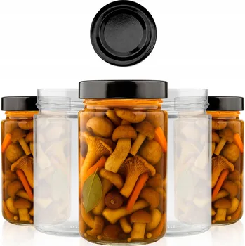 Sklenice Sada sklenice se šroubovacím uzávěrem víčky SuperButelki 10x330 ml