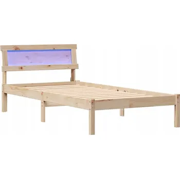 Postel Rámeček postele Hnědý 100 x 200 cm Masivní borovicové dřevo