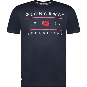 Pánské tričko GEOGRAPHICAL NORWAY tričko pánské JEZOLO MEN M tmavě modrá