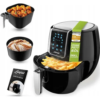 fritéza Horkovzdušná fritéza Liebfeld Watch band, 5,3 l, 1800 W, Airfryer